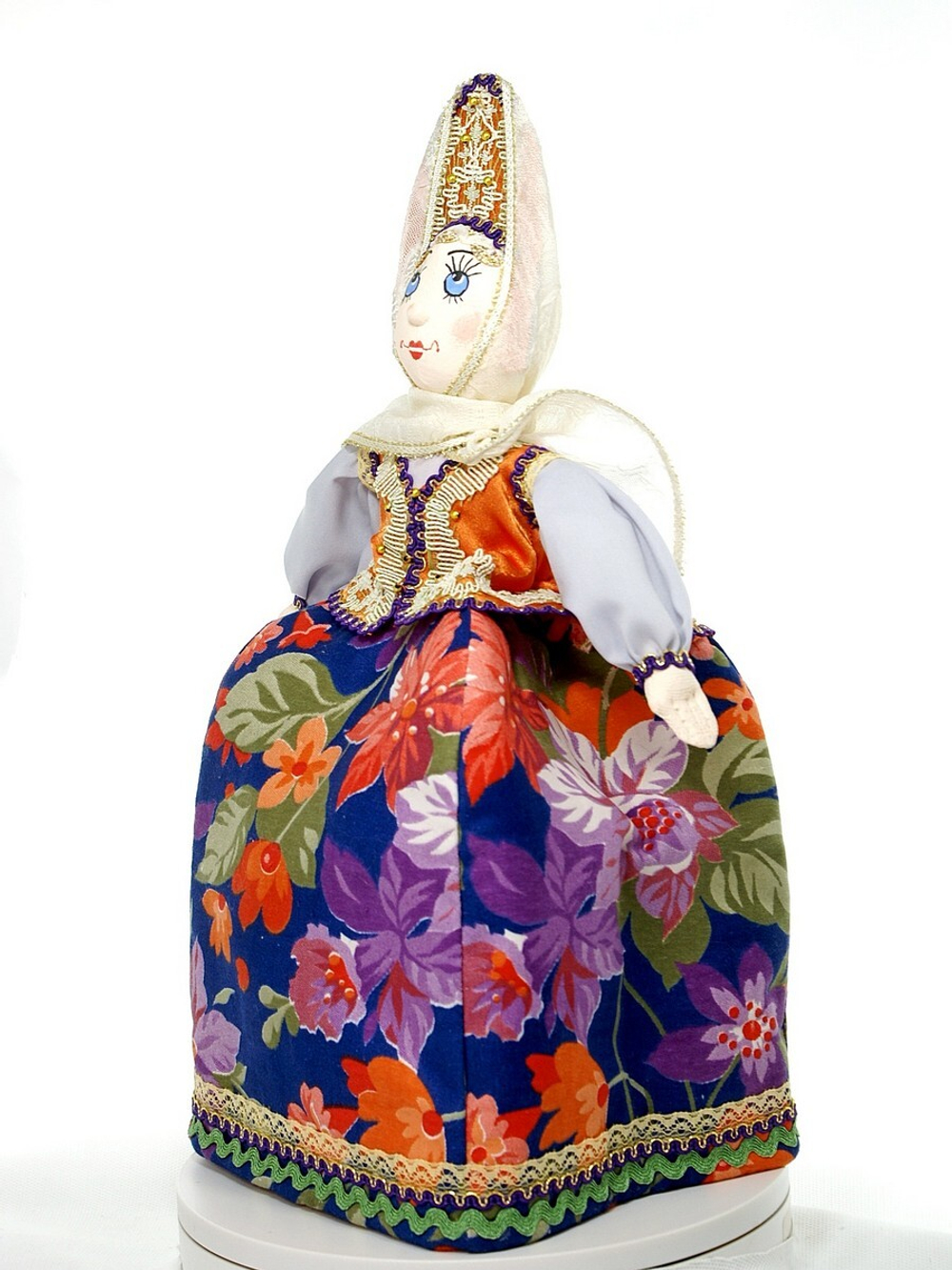 Кукла Баба на чайник текстильная