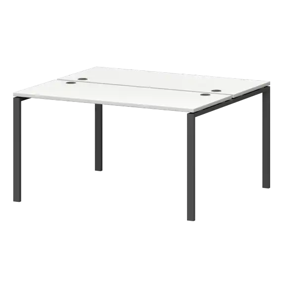 Бенч двойной на металлокаркасе СМС2-П-10К.120.Пр25  1000x1236x750 Смарт