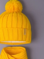 Шапка детская осенняя и шарф