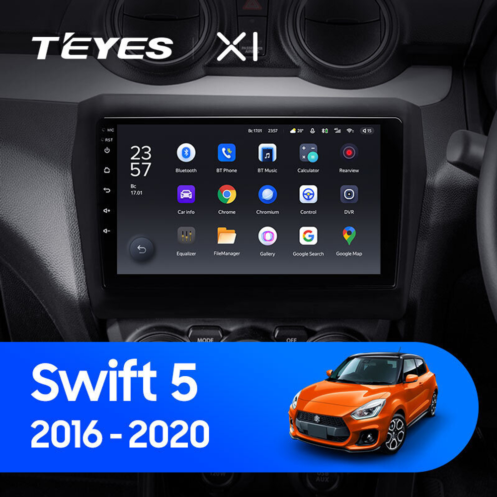 Teyes X1 9" для Suzuki Swift 2016-2020