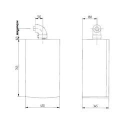Котел газовый настенный Baxi Luna 3 240 Fi, 25 кВт