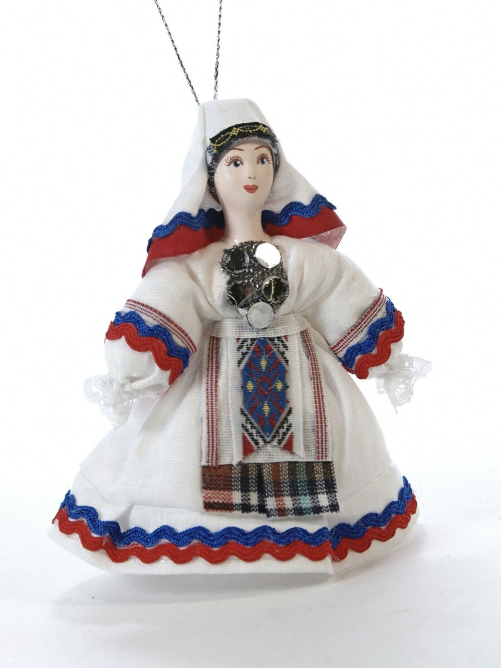 Кукла-подвеска Удмуртка в женском костюме