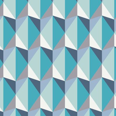 Треугольная иллюзия бирюзовый