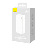 Внешний аккумулятор Baseus Airpow Fast Charge Power Bank C+U 30000mAh 20W - White