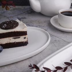 Блюдо овальное 24,4*14,5 см h1,7 см для подачи белое фарфор NEW P.L. Proff Cuisine [5]