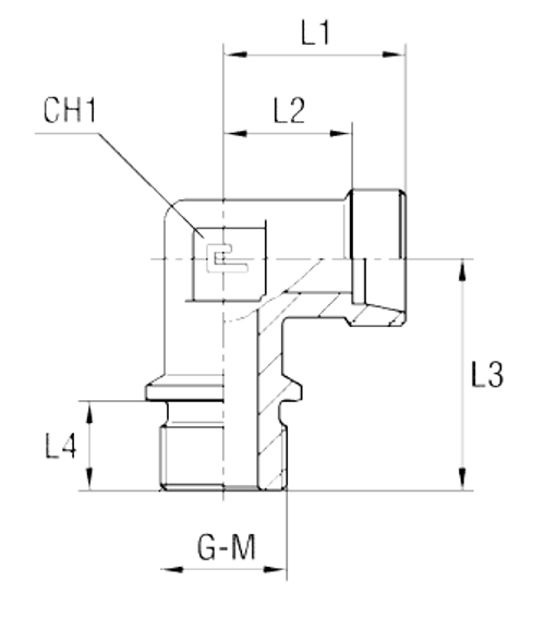 Штуцер FB90 DS30 BSP 1.1/4 (корпус)