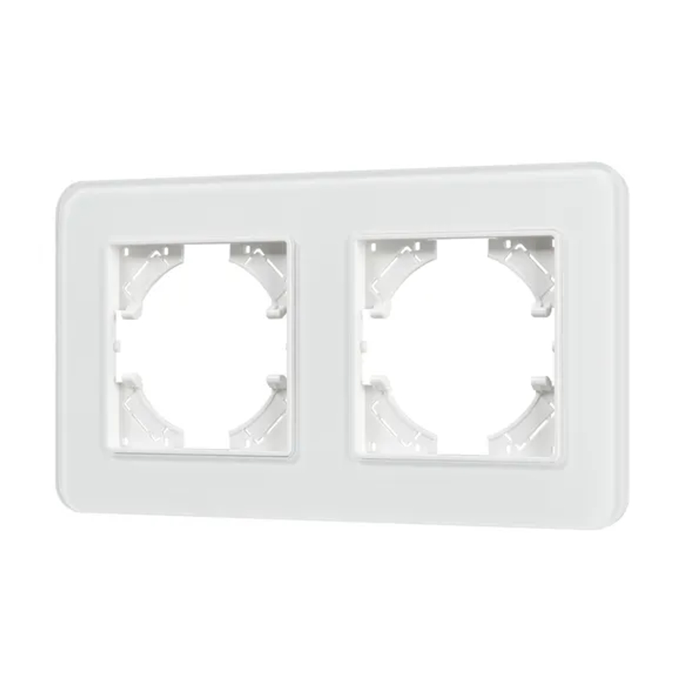 Рамка стеклянная FRM-OMALI-SFGS-2-WH (Arlight, -) 049708