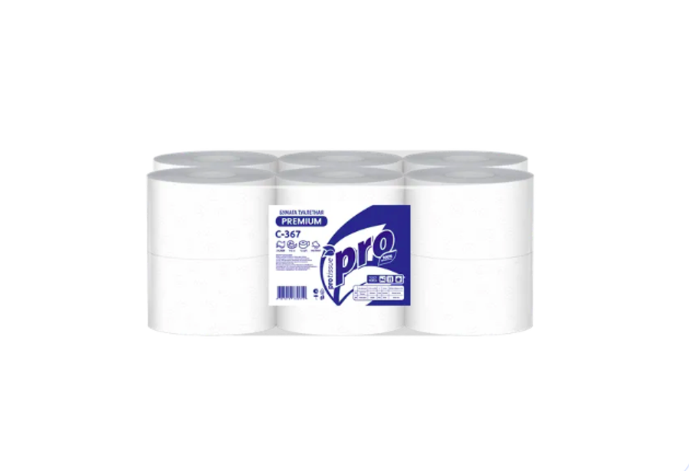 Туалетная бумага PROtissue Instant Артикул С367, 112 м