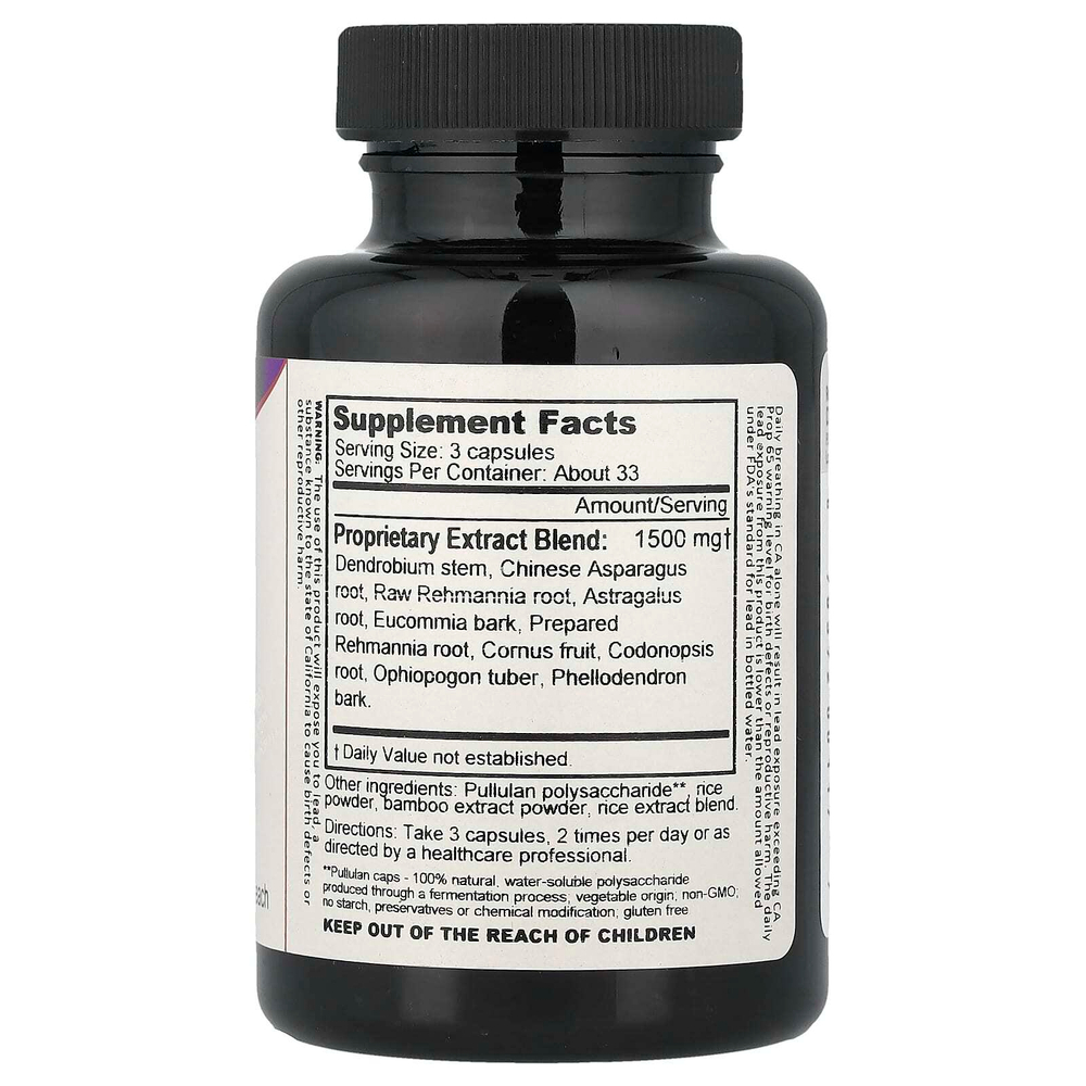 Dragon Herbs, Jing, 100 вегетарианских капсул