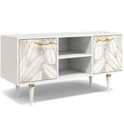 Тумба под ТВ Арт 117см Классик Айс Голд