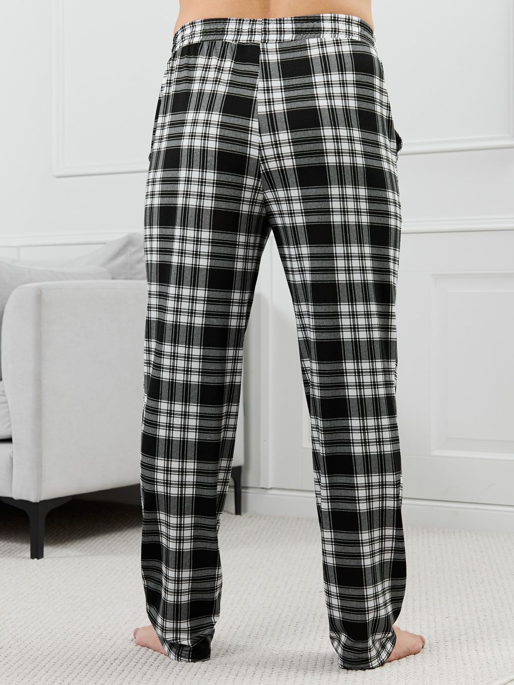 Брюки мужские Тор-1.1 Виотекс КЛЕТКА ЧЕРНАЯ