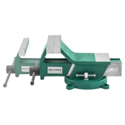 Тиски стальные поворотные с наковальней 3''-80мм RockForce RF-6540803