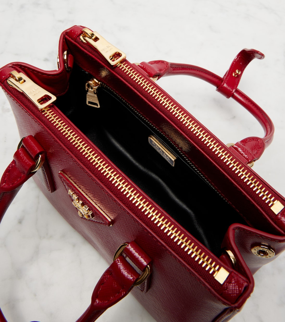 Cумка Prada Galleria Mini Leather Top-Handle "Red"