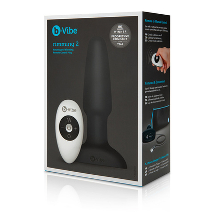 b-Vibe Rimming Plug 2 - Анальная пробка с риммингом