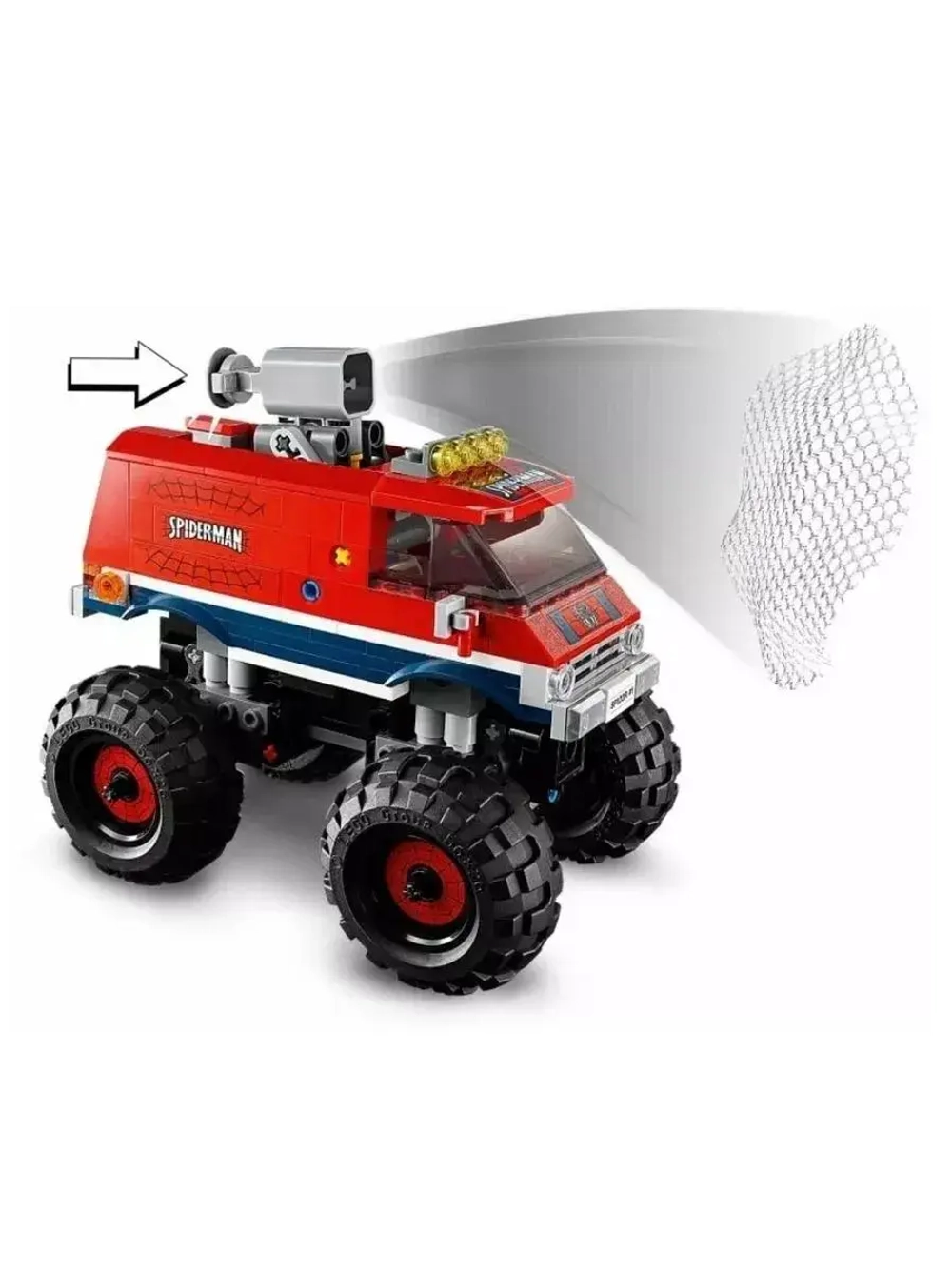 Конструктор Монстр-трак Паука против Мистерио 463 детали