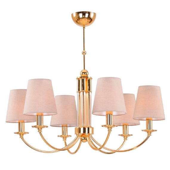 Подвесная люстра Crystal Lux Camila SP6 Gold