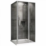Душевой уголок ABBER Sonnenstrand AG04130S-S85 130x85 стекло прозрачное/профиль хром