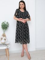 Платье Сальма(шифон,блэк) Diolche (Акция)