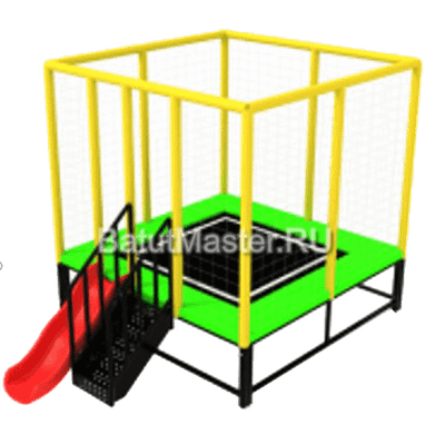 Мини батутная арена "Веселый домик" 2,5x2,5x2,2 м