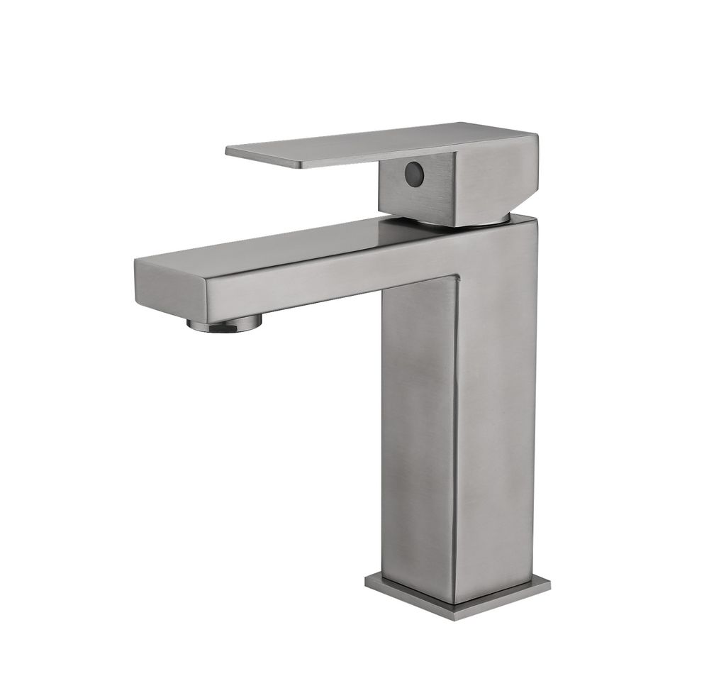 Смеситель для раковины HAIBA HB10803-2  сталь