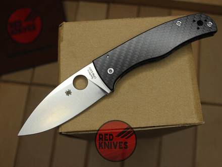 Нож Spyderco Bodacious - рукоять карбон, клинок сатин