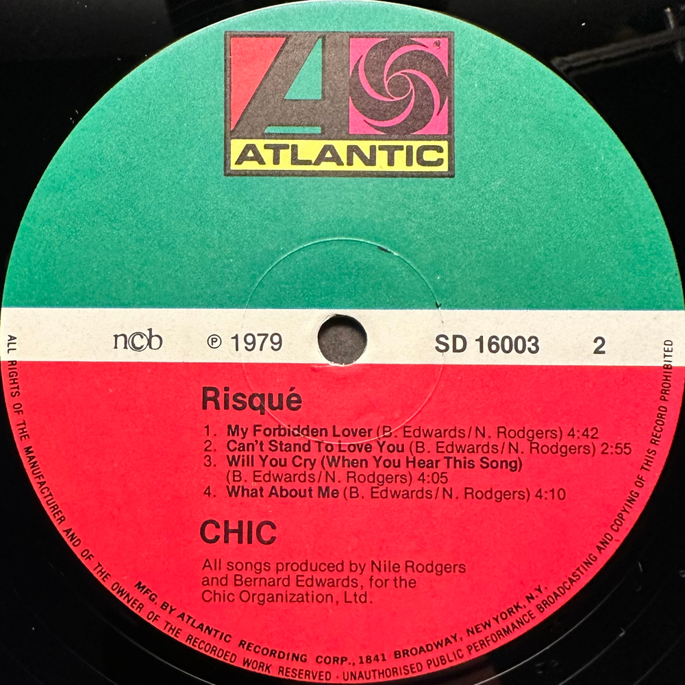 Chic - Risque (Скандинавия 1980г.)