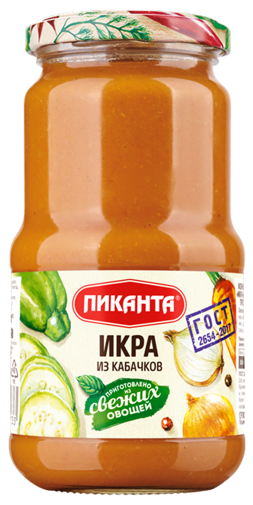 Икра из кабачков, Пиканта, 0,45