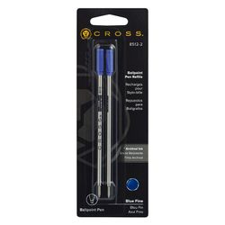 2 шариковых синих стержня CROSS F 0,5 мм (8512-2)