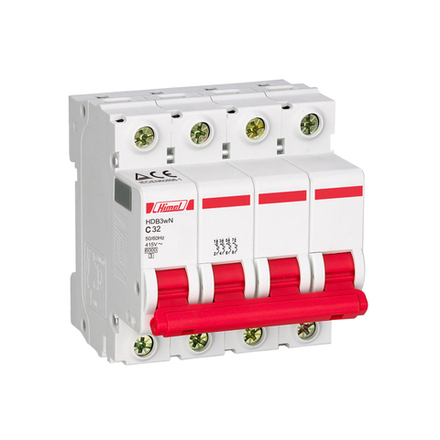 Автоматический выключатель Himel HDB3w 4Р 32А С 4,5кА