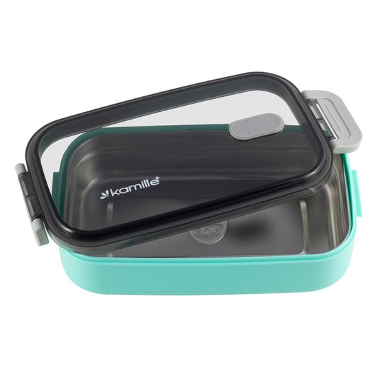 Ланч бокс 700 мл. Kamille KM 2133 (пластик, нержавеющая сталь)
