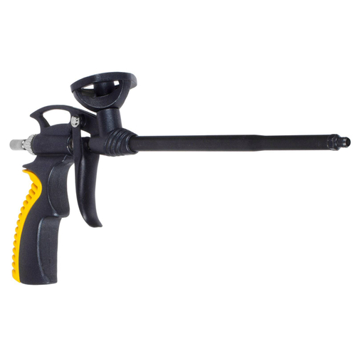 Пистолет для монтажной пены алюминиевый корпус, адаптер, тефлоновое покрытие, шток 18,5см, 23-7-001---