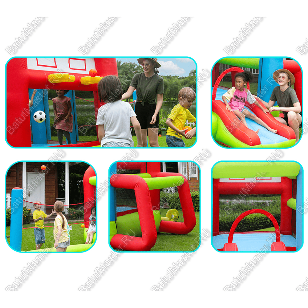 Домашний батут "Активный ребенок" 4,6*2,9*2,1 м