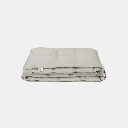 Плед дорожный пуховый 140х200 German Grass Travel Plaid серый
