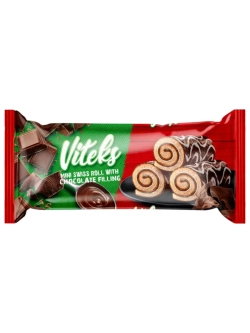 Мини рулетики с Шоколадной начинкой Витекс 150 г * 3 шт