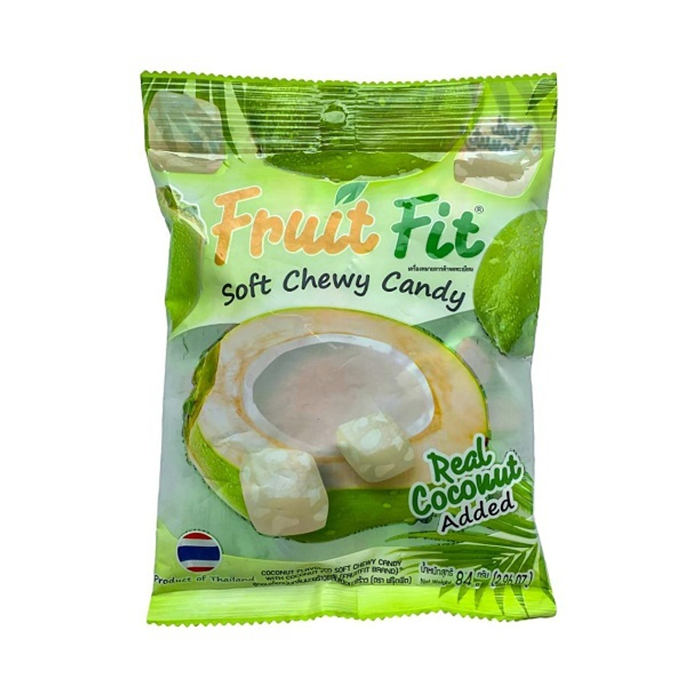 Конфеты Fruit Fit с натуральным Кокосом, 84 гр.