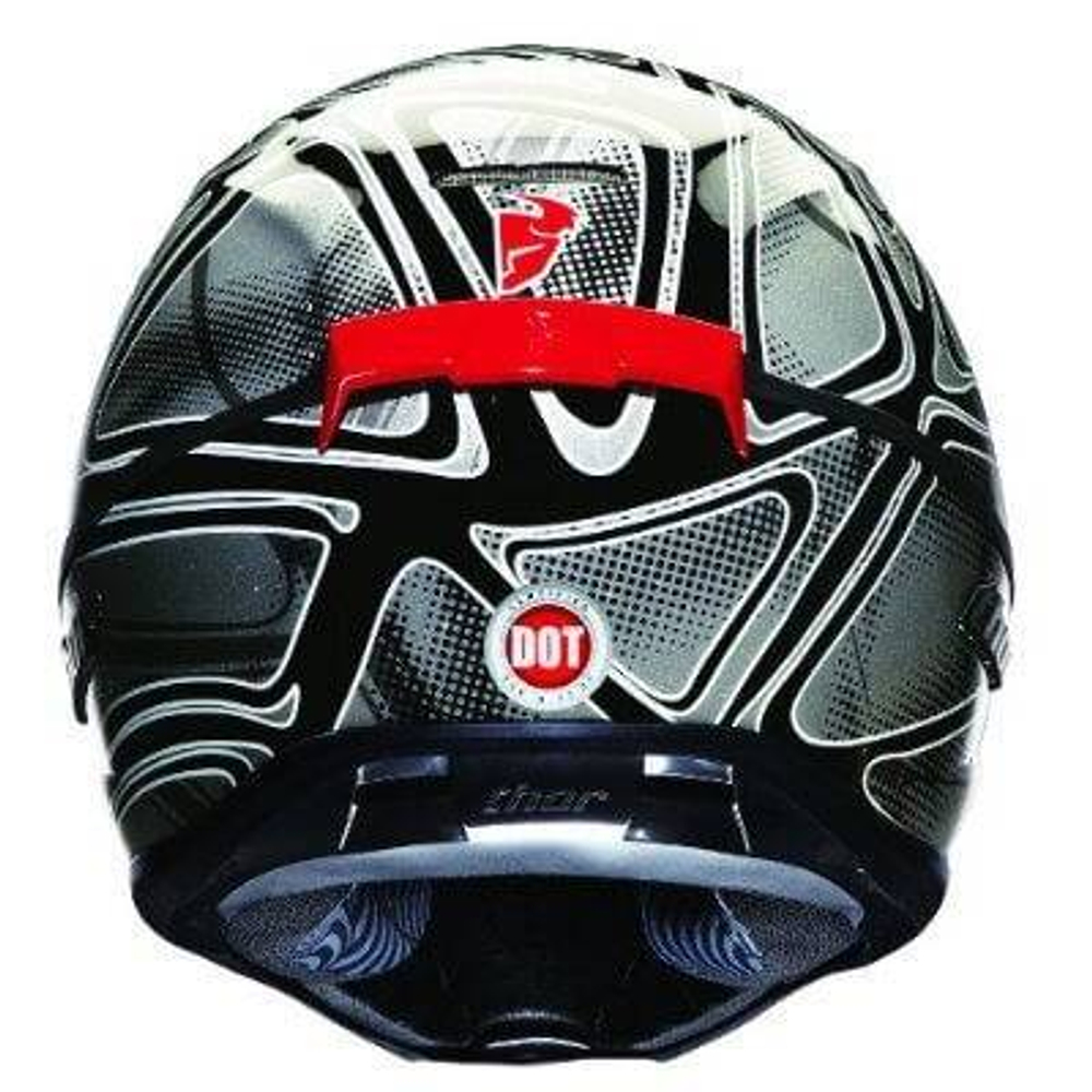 Шлем кроссовый THOR S13 FORCE SCR SIL