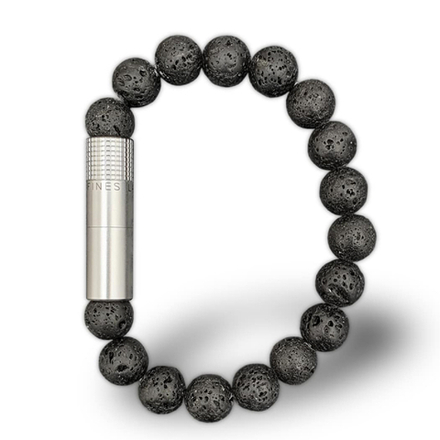 Браслет с пробойником для сигар SOLO STEEL Лава 10 mm