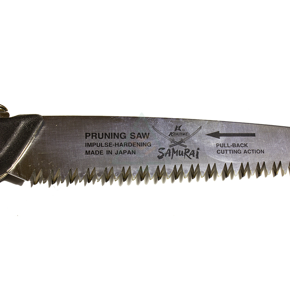 Складная ручная пила Samurai с прямым полотном длиной 180 мм шаг 4 мм JD-180-LH с фиксатором