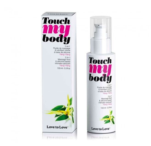 Силиконовый лубрикант 2-в-1 Love to Love Touch My Body, 100 мл