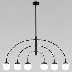 Люстра на штанге Eurosvet Cenacolo 30179/6 черный