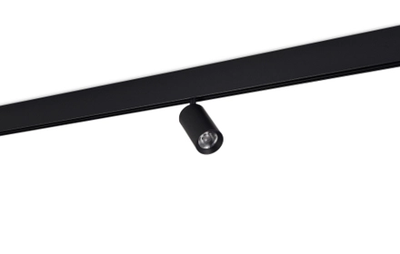 Светодиодный светильник Alpha для SPACE Track system 10Вт, D45xL80 мм, 762Лм, 36°, 3000К, диммируемый, IP20, Ra>90, черный