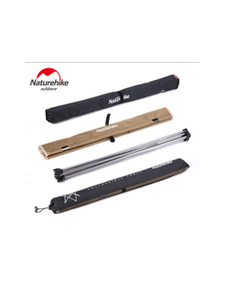 Стол туристический Naturehike алюминиевый, 75х50х52 см, складной, бежевый