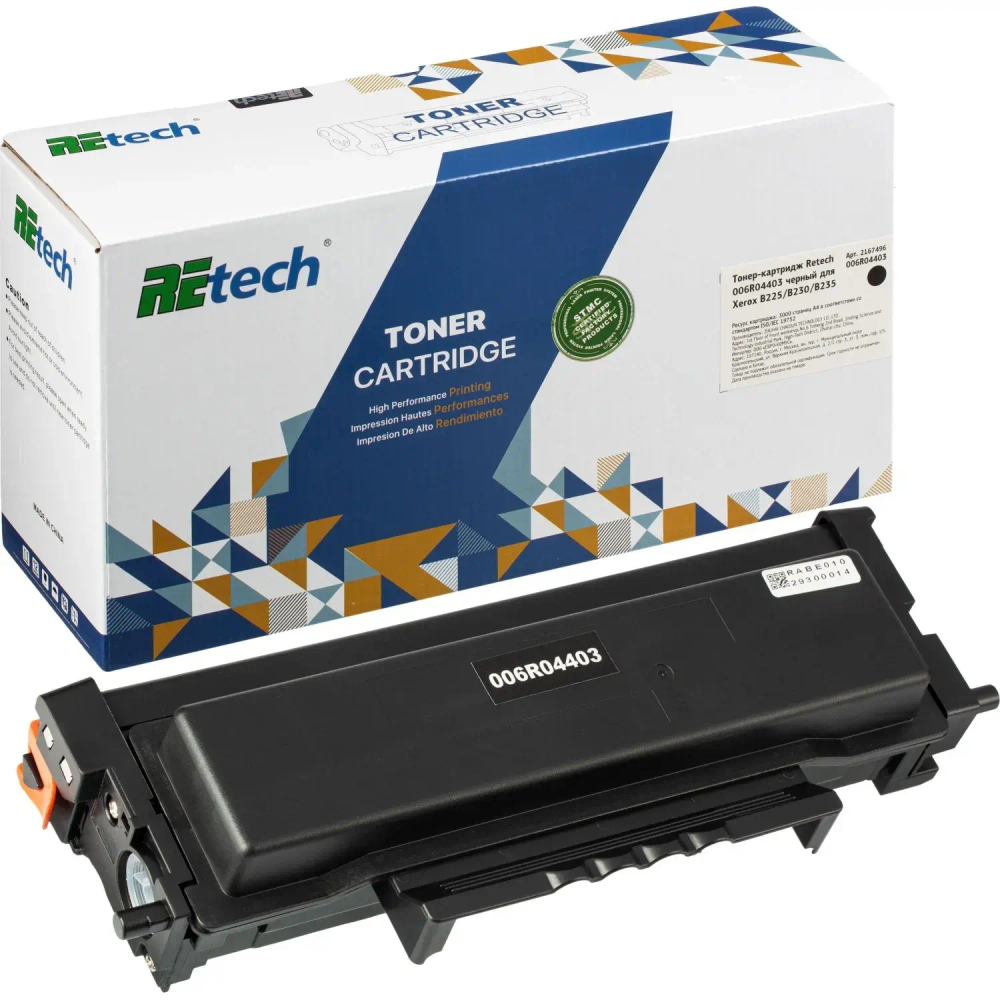 Тонер-картридж Retech 006R04403 чер. для Xerox B225/B230/B235