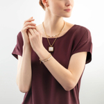 Колье Coeur de Lion White-Gold 1200/10-1416