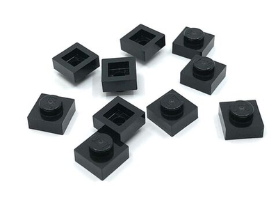 Lego Плитка 1х1 (черная) 302426