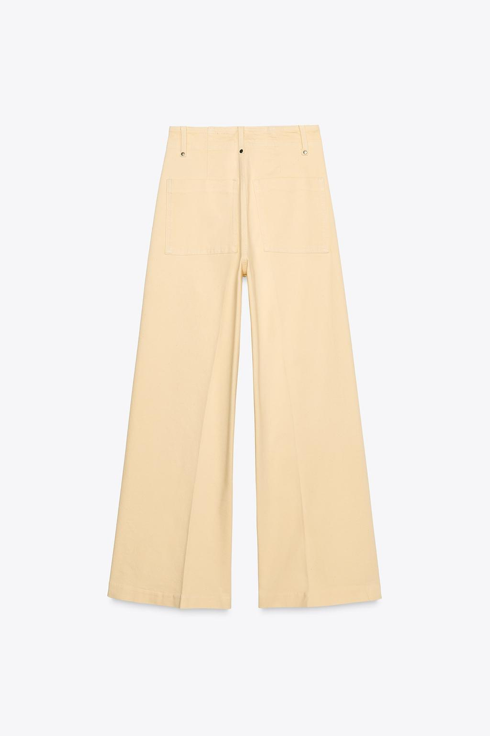 Джинсы wide leg с высокой посадкой — zw collection