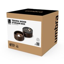 Шкатулка для украшений Tesora, черный орех