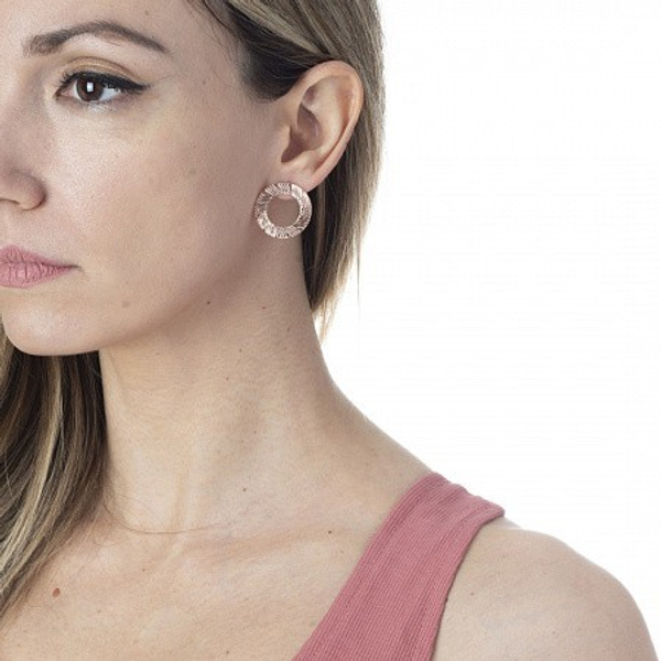 Серьги Boccadamo Magic Circle Rosegold XOR536RS RG с золотым покрытием