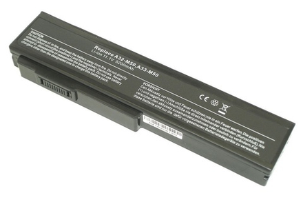 Аккумуляторная батарея для ноутбука Asus X55 M50 G50 N61 M60 N53 M51 G60 G51 5200mAh OEM черная