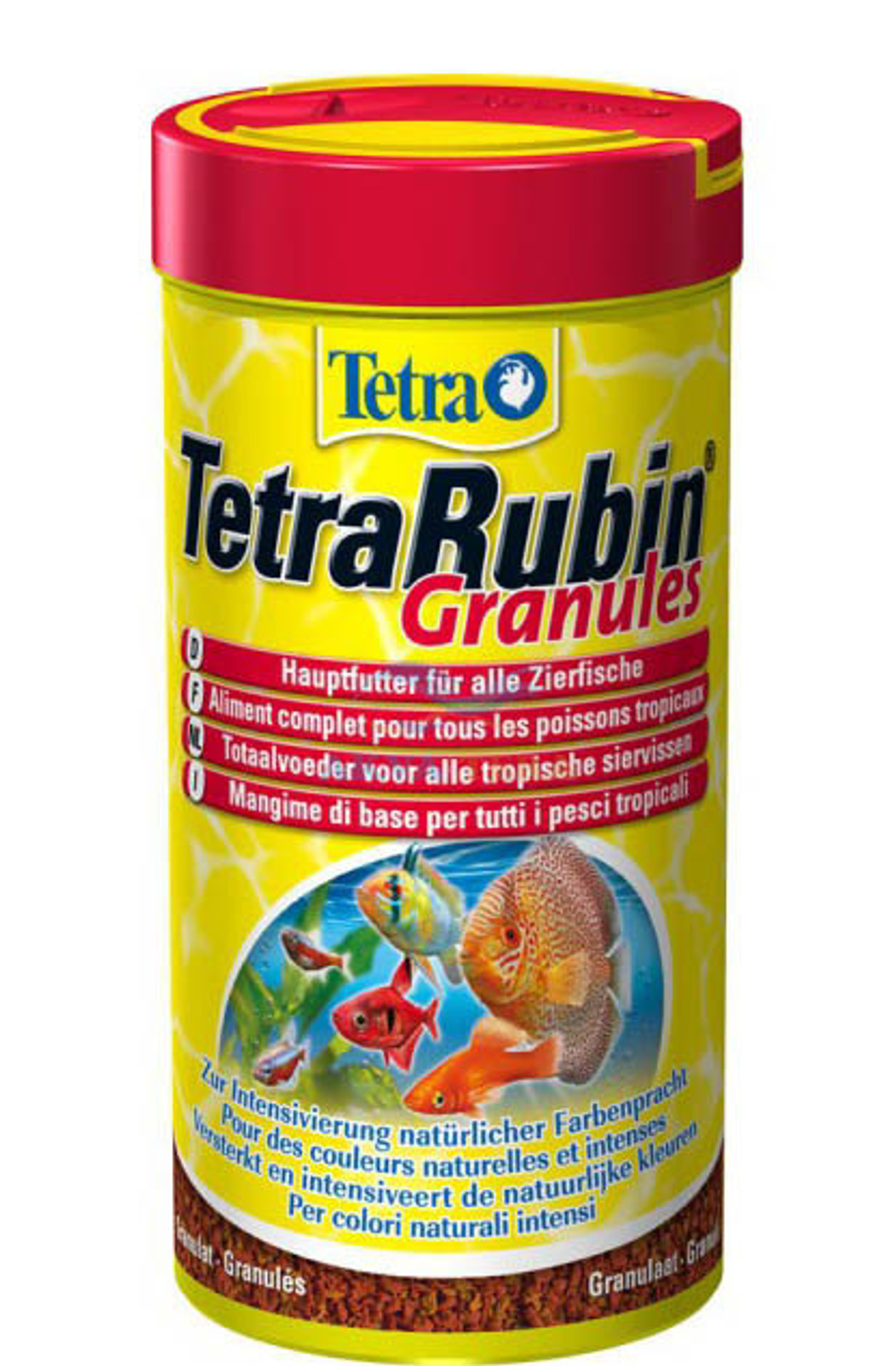 Корм для рыб TetraRubin Granules, гранулы д/окраса рыб 250 мл.
